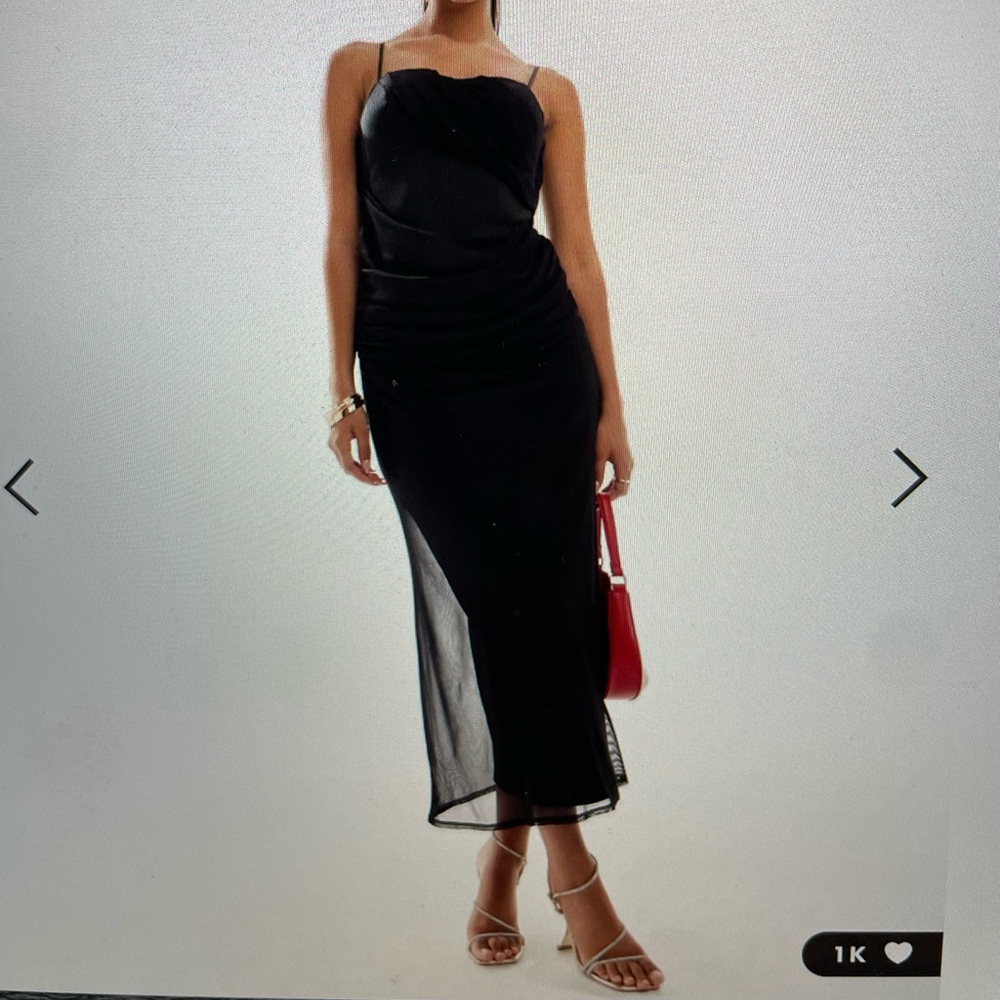 BEAUTIFUL ASOS Black Dress LBD - NEW